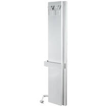 Полотенцесушитель электрический Deweit Whole Wall 1268 1250х245 мм белый мат 200 Вт, фото №2