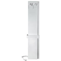 Полотенцесушитель электрический Deweit Whole Wall 1268 1250х245 мм белый мат 200 Вт, фото №3