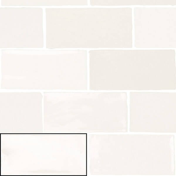 Плитка Ape Fado White 6,5х13 см, фото 2