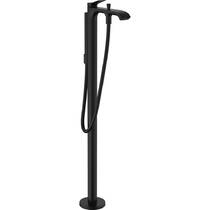 Змішувач для ванни Hansgrohe Vivenis 75445670 підлоговий, чорний матовий, фото №1