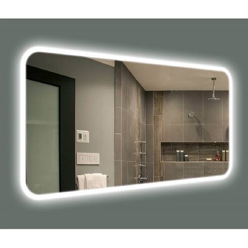 Дзеркало Devit ACQUA 5257360 з LED підсвічуванням та підігрівом 600х700 мм, фото 1