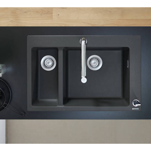 Мойка для кухни Hansgrohe Graphiteblack (S510-F635) 43315170, фото 3