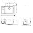 Мойка для кухни Hansgrohe Graphiteblack (S510-F635) 43315170, фото 4