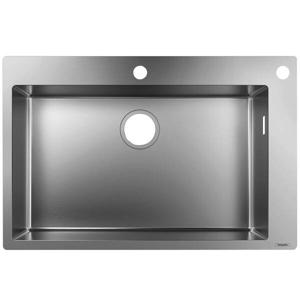 Мойка для кухни Hansgrohe S71 S712-F660 43308800 сталь, фото 1