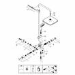 Душова система Grohe New Tempesta Cosmopolitan System 250 Cube 26691000 з термостатом, фото 4