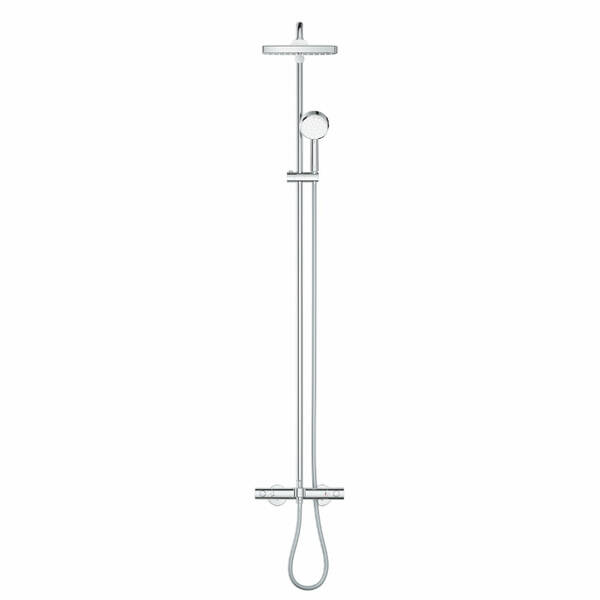 Душова система Grohe New Tempesta Cosmopolitan System 250 Cube 26691000 з термостатом, фото 2