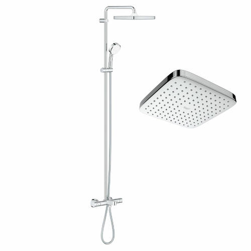 Душова система Grohe New Tempesta Cosmopolitan System 250 Cube 26691000 з термостатом, фото 1