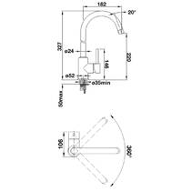 Смеситель для кухни Blanco Mida 519415 антрацит, фото №3