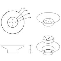 Мыльница Decor Walther Classic DW 481 0837320 золото глянец, фото №2