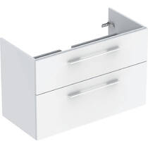 Тумба для раковини Geberit Selnova Square 501.212.00.1 підвісна, білий глянець, фото №1