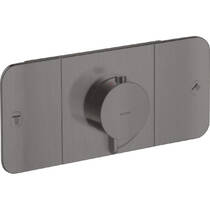 Змішувач прихованого монтажу для душу Axor One 45712340 з термостатом, матовий чорний хром, фото №1