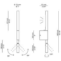 Настенный светильник Estiluz canut A-3571 .V3. white wall sconce, фото №3