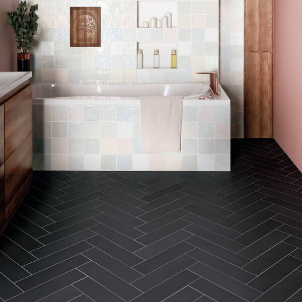 Керамограніт Equipe Ceramicas 25897 Stromboli Black City 9,2x36,8 см, фото 2