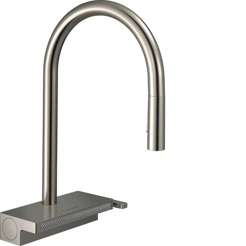 Смеситель для кухни Hansgrohe Aquno Select M81 73831800 под сталь, фото 1