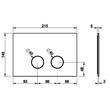 Клавіша змиву Gessi 54617-708 для TECE, Copper Brushed PVD (TeceProfil, TeceBox), фото 3