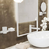 Мыльница Hansgrohe AddStoris 41746700 с держателем, белый матовый, фото №3