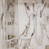 Полка металлическая Hansgrohe AddStoris 41741700 угловая, белый матовый, фото №3