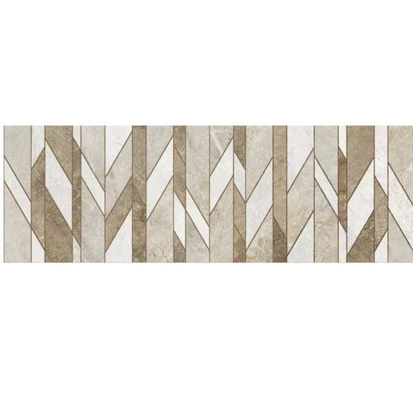 Плитка Porcelanite Dos 1220 Sand Relieve Rectificado 40x120 см декор, фото 1