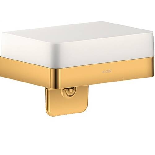 Дозатор для рідкого мила Axor Universal 42819990 з тримачем золото, фото 1