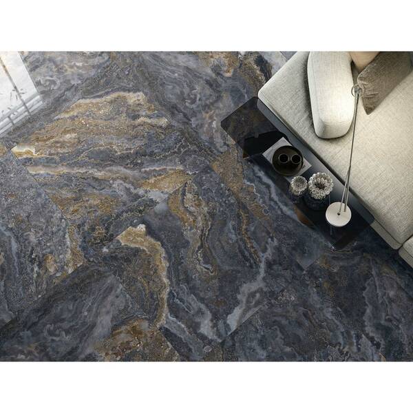 Керамограніт Argenta Ceramica Linz Blue Pl 120x120 см, фото 2