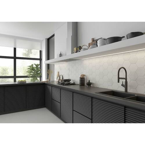 Керамограніт Argenta Ceramica Gallery Albar Hex 14x16 см, фото 2