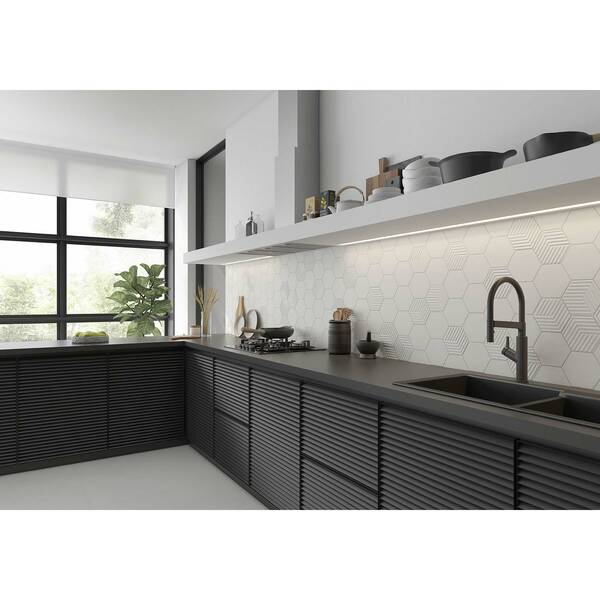 Керамограніт Argenta Ceramica Gallery Albar Hex 14x16 см, фото 2