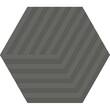 Керамограніт Argenta Ceramica Gallery Cube Dark Hex 14x16 см, фото 1