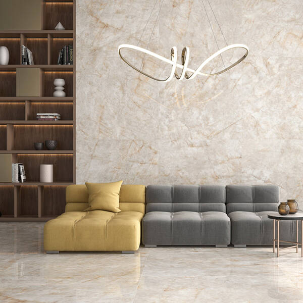 Керамограніт Geotiles Patagonia Beige (Fam04/Leviglass Rect) 60x120 см, фото 2