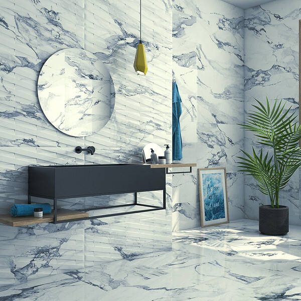 Плитка GEOTILES Valeria Rlv Blue 25х50 см, фото 2