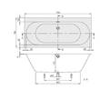 Ванна кварилова Villeroy&Boch Oberon 2.0 uBQ170OBR2DV-RW 170х75 см, білий мат, фото 2