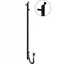 Рушникосушарка електрична Рей-I TR 1100x30/130 мм, чорний мат, таймер з регулятором 2.21.1102.15.BM, фото №1