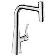 Смеситель для кухни Hansgrohe Metris Select M71 73817000 с выдвижным душем, хром, фото 1