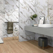 Плитка Pamesa At. Rlv. Borgo Gold 30x90 см, фото №1