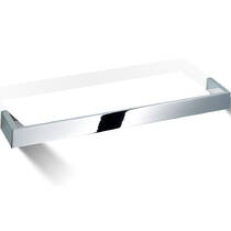 Полиця скляна Decor Walther Brick BK GLA60 0590700 60 см хром/скло білий, фото №1