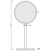 Косметичне дзеркало Decor Walther Round SPT 11 0116100 зі збільшенням 4х, хром, фото №2