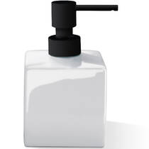 Дозатор для рідкого мила Decor Walther Porzellan DW 525 0843953 білий/чорний матовий, фото №1