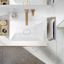 Тримач для рушників Hansgrohe AddStoris 41770140 подвійний, бронза матовий, фото №3