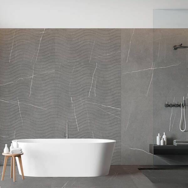 Керамограніт ITT Ceramic Kairos Grey Matt Rect. 59,5х119,2 см, фото 2
