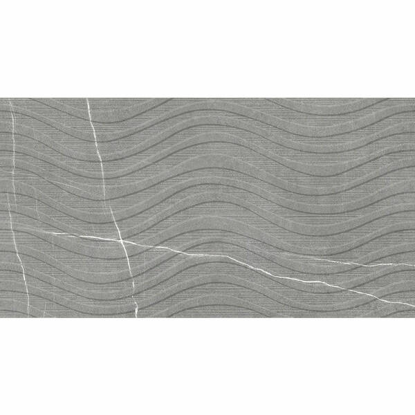 Керамограніт ITT Ceramic Kairos Grey Decor Matt Rect. 59,5х119,2 см декор, фото 1