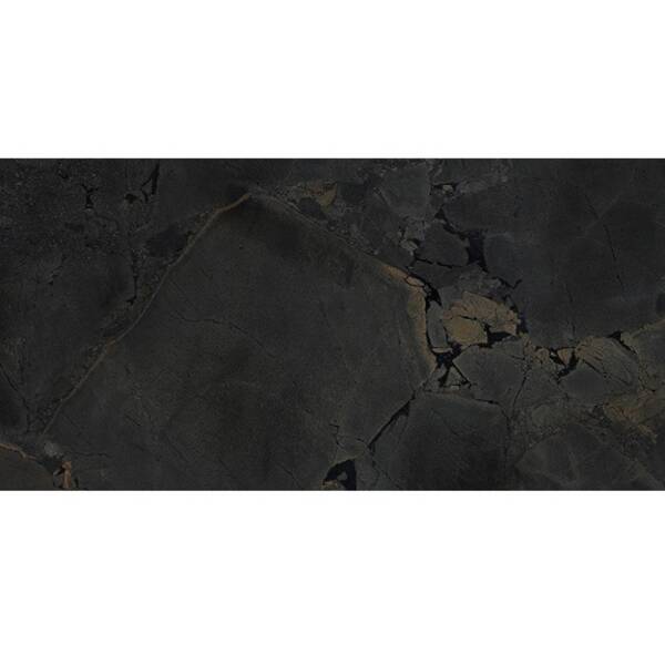 Керамогранит ITT Ceramic Jurassic Black Matt Rect. 60x120 см, фото 1