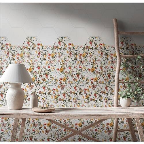 Керамограніт ITT Ceramic Paradise White Matt 23x27 см, фото 2
