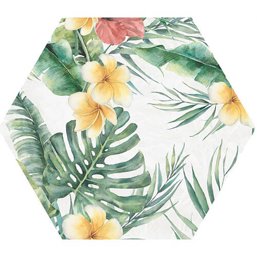 Керамограніт ITT Ceramic Exotic White Matt 23x27 см, фото 1