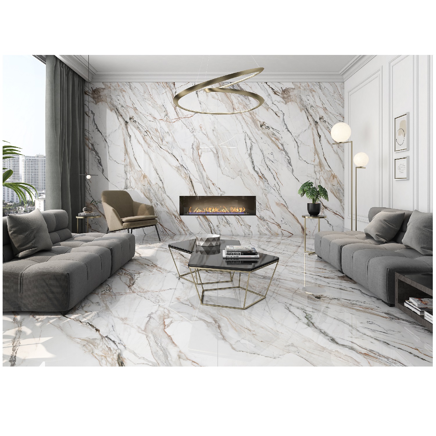 CALACATTA PAONAZZO POLISHED 6MM (1 сорт)