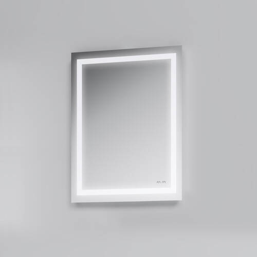 Дзеркало AM.PM GEM M91AMOX0551WG38 з LED-підсвічуванням по периметру, 55х70 см, фото 3