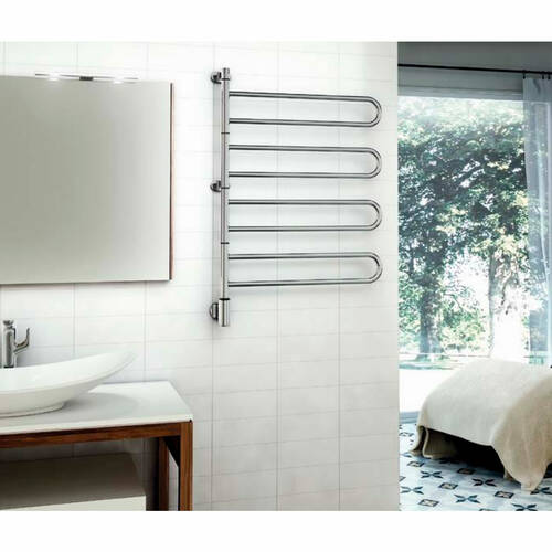 Рушникосушарка електрична PAX Flex U 26-1015 3/450 454х750 мм хром 41 Вт, фото 2