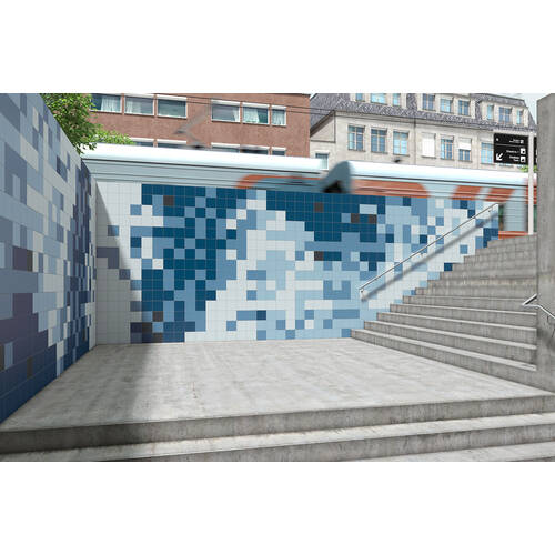 Плитка Cinca Petrol Blue 10х30 см, фото 2