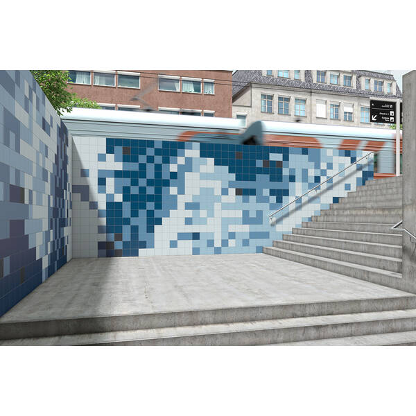 Плитка Cinca Petrol Blue 10х30 см, фото 2