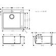 Мойка для кухни Hansgrohe S71 S711-F450 43301800, фото 3