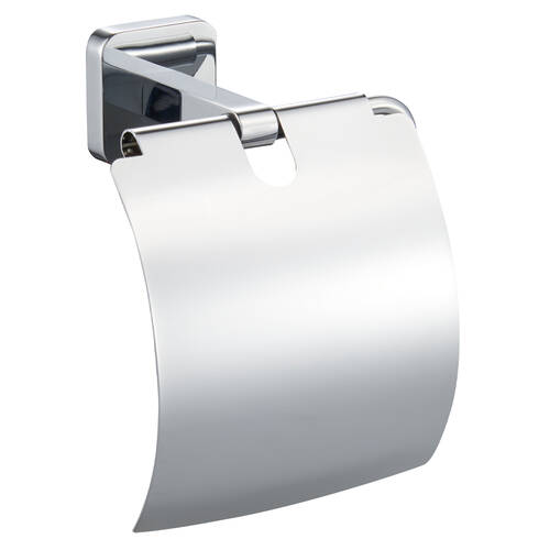 Держатель для туалетной бумаги Аква Родос Capri 6626 с крышкой, хром, фото 1
