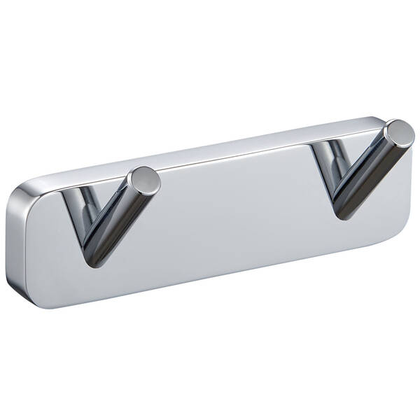 Планка с крючками Аква Родос Capri 6652 2 крючка хром, фото 1